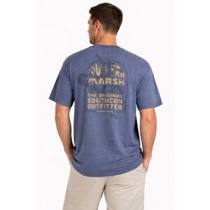 Southern Marsh Rodeo Rider T Shirt 2XL Seawash Blue Graphic Tee Outdoor Logo NWT